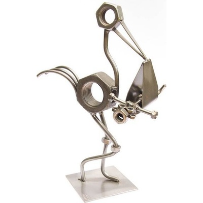 Kovová figurka Čáp 24 cm