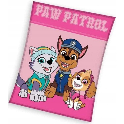FARO Fleece deka Paw Patrol růžová