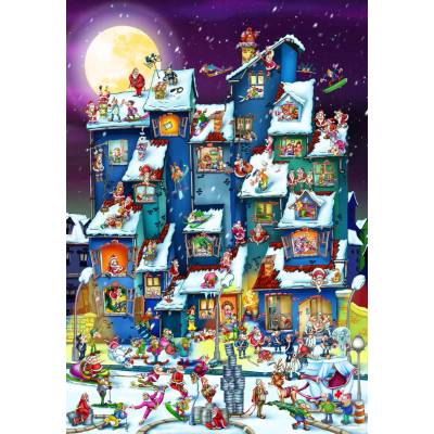 D-Toys - Puzzle Santas Grotto - 1 000 piese