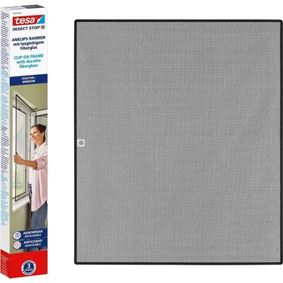 Tesa tesa® Clip-on rám se sítí proti hmyzu na okno 1,20 m x 2,40 m 55360-00002-00 – Zboží Mobilmania