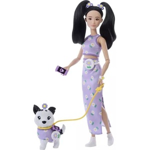 Mattel Барби: Модно дуо с домашни любимци - Лила (jfp39)