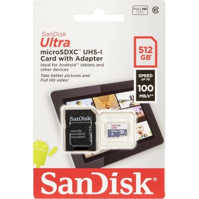 SanDisk SDXC UHS-I U1 512GB SDSQUNR-512G-GN6TA