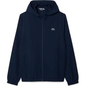 Lacoste Горнище Lacoste Mens Taff TT Water-Repellent Hooded Tracksuit Top - Navy 166