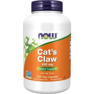 NOW NOW Cats Claw 500mg, 250 Veg Capsules
