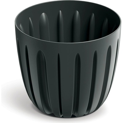 Prosperplast Plastový kvetináč WARIOS sivý, 13,8 cm