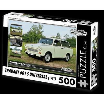 Retro-auta č. 56 Trabant 601 S Universal 1981 500 dielov