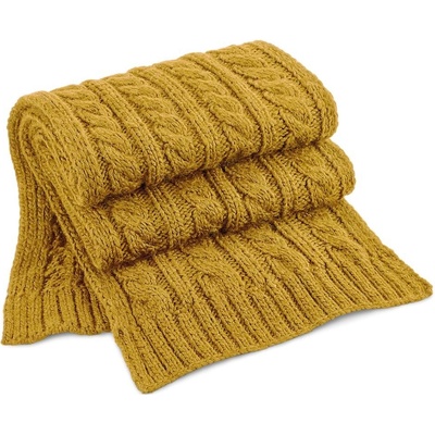 Beechfield pletená šála Melange oranžová