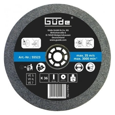 Güde Brúsny kotúč 125x16x20 mm K36