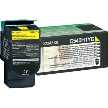 Lexmark КАСЕТА ЗА LEXMARK OPTRA C540 series/X540 series - Yellow - Return program cartridge - HIGH CAPACITY - PN C540H1YG (101LEX C 540YRH)