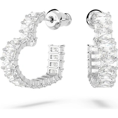 Swarovski Romantické srdíčkové náušnice s čirými Swarovski zirkony Matrix 5653170