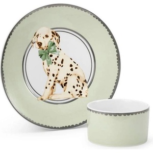Elodie Порцеланов сет за хранене Elodie - Чинийка и купичка, Darling Dalmatians (60291200872NA)