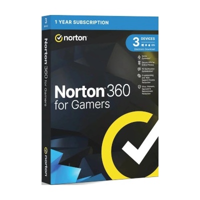 Norton 360 for Gamers 50 GB 3 lic. 12 mes.