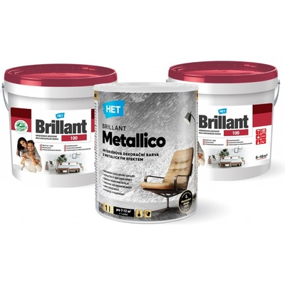 HET Metallico 3 l ocean turquoise