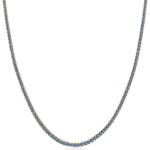 SAVICKI Тенис колие 585, сини сапфири 4.950ct 2.5 мм 42 см