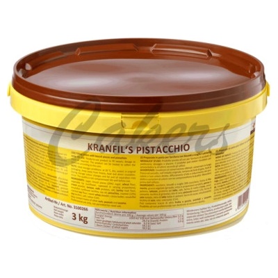 Kranfil's Pistácie náplň s křupinkami vhodná k použití na Dubajskou čokoládu 200 g