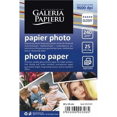 Galeria Papieru 10 x 15 cm, 240 g/m2, 25 listů