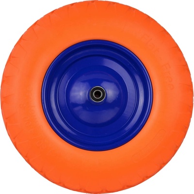 Geko Koleso na fúrik 4.00-8 plné PU oranžové / G71024