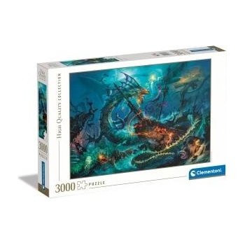 Clementoni Puzzles 3000 HQ The Underwater Battle
