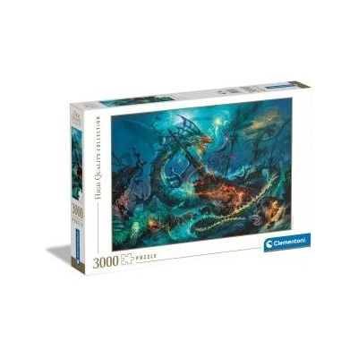 Clementoni Puzzles 3000 HQ The Underwater Battle