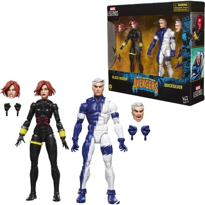 Akční figurky Hasbro Marvel Legends Avengers: The Crossing - Black Widow a Quicksilver (G2122) – Hledejceny.cz
