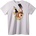 NOONEBRAND Тениска Daffy Duck & Tasmanian Devil - 7XL, White