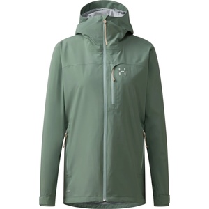 Haglöfs Дамско водоустойчиво яке Haglöfs Women's Ozka Proof Jacket Waterproof jacket - Chlorophyll Green (102-5070-0213)