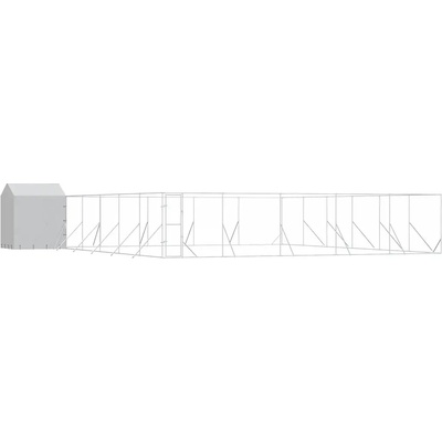 VidaXL Kotec kovová 1200 x 1200 x 250 cm