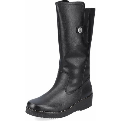 Rieker Kozačky Y4655-00 černé – Zboží Dáma