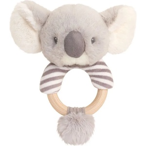 Keel Toys Keeleco, Бебешка дрънкалка ринг, Коала, 14 см