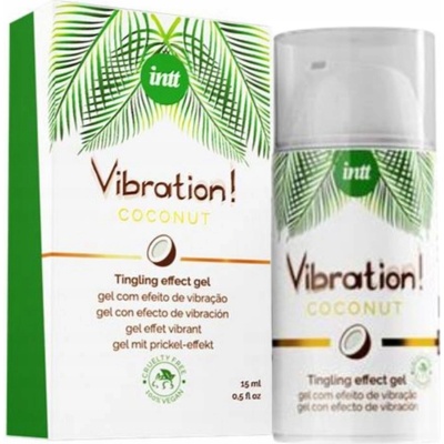 Intt Vibration! Stimulační Gel s kokosem 15 ml