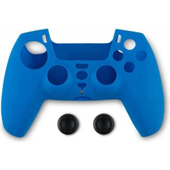 Spartan Gear Controller Silicon Skin Cover and Thumb Grips - Blue PS5