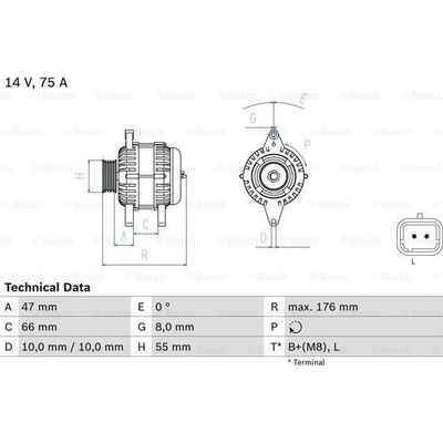 Alternátor BOSCH 0 986 042 191