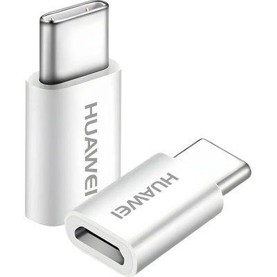Huawei Оригинален MicroUSB на USB - C Адаптер - Бял KP31225 (31225)