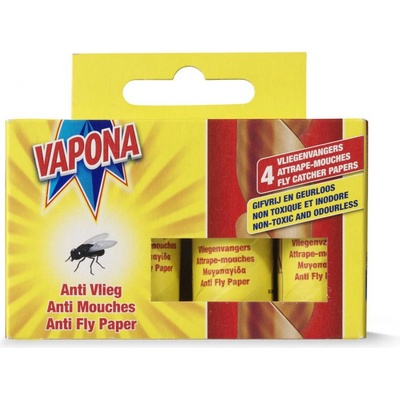 Vapona Ленти капан за мухи и летящи насекоми 4бр (2893)