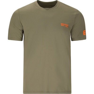 ENDURANCE Мъжка фланелка с къс ръкав за колоездене ENDURANCE Yorgos Cycling/MTB S/S Shirt Cycling jersey - Smokey Olive - размер 3XL (056-3911-0216)
