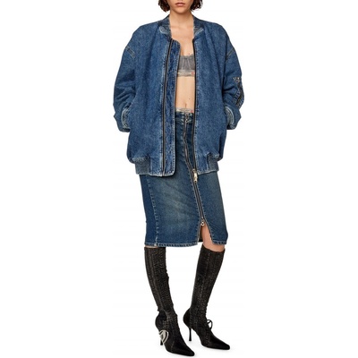 Diesel De-pencil-z Skirt modrá