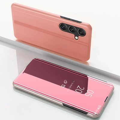 HQWear Калъф Clear View за Samsung Galaxy A26 Cover с флип - розов (5907769371813)