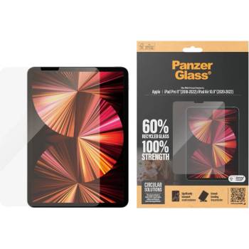 Image 1 of Panzer Стъклен протектор PanzerGlass за Apple iPad Pro 11 (2018-2022), iPad Air 10.9 (2020-2022), Черен
