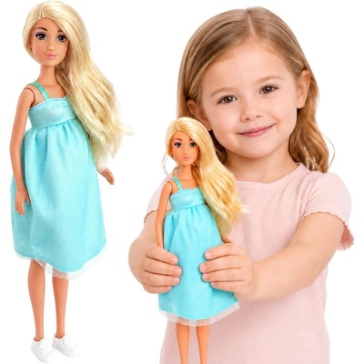Woopie Royal tehotná bábika Lily s bábätkom v modrých šatách