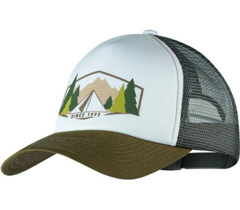 Buff Trucker Cap darryl white