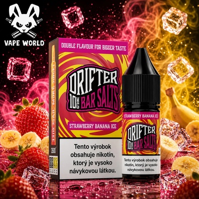 Juice Sauz Drifter Bar Salts Strawberry Banana Ice 10 ml 10 mg