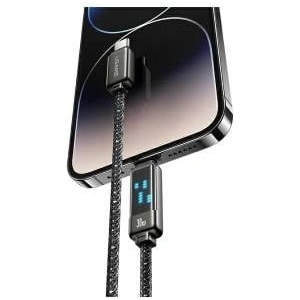 Usams USAMS USB-C to Lightning 30W 1.2m Zinc Alloy Fast Charging Data Cable Meteor Series SJ743USB01 (US-SJ743)