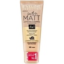 Eveline Satin Matt Mattifying & Covering Foundation 4in1 101 Ivory tekutý make-up so zmatňujúcim účinkom 30 ml