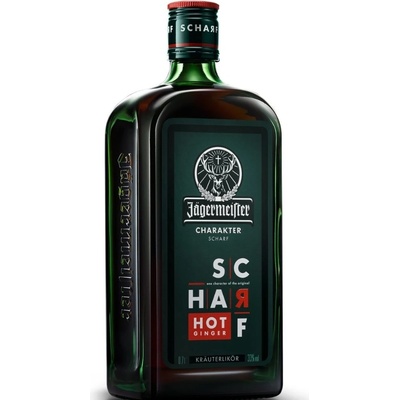 Jägermeister Scharf Hot Ginger 33% 0,7 l (holá láhev)