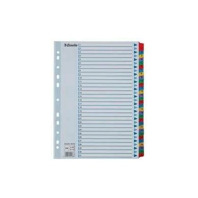 Zosilnené kartónové registre Esselte Mylar, A4, Mix farieb
