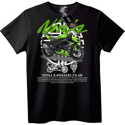 NOONEBRAND Тениска Kawasaki Ninja ZX-6R - 2XL, Black