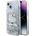Hello Kitty Кейс Hello Kitty Liquid Glitter Charms Kitty Head за iPhone 15, сребрист (3666339186203)