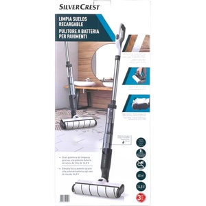  Silver crest безжичен електрически моп за почистване, 2в1, Пране и сушене, 1 брой