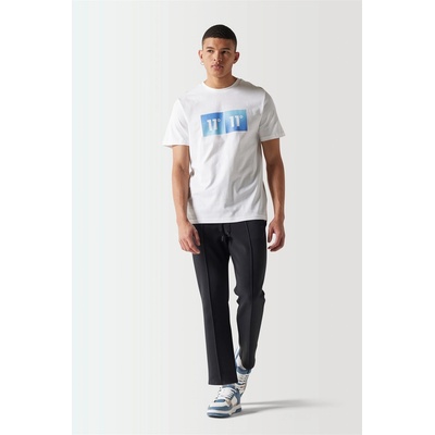 11 Degrees Тениска 11 Degrees Gradient Graphic T-Shirt - White - White
