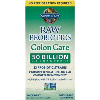 Image 1 of Garden of Life Raw Probiotics | Colon Care [30 капсули]